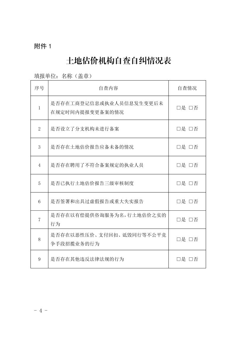 陕西省自然资源厅办公室关于开展全省土地估价机构备案函集中清理检查工作的通知_页面_4.jpg